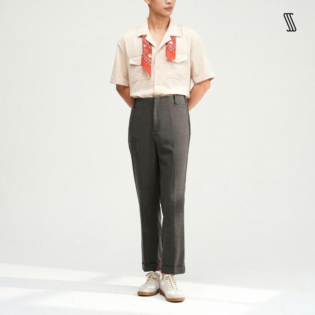 Quần âu ống đứng nam SSSTUTTER nút cài SUNFLOWER TROUSERS