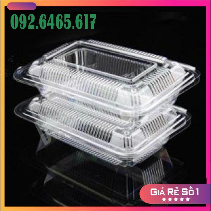 Lốc 50 Hộp Nhựa C55 Đựng Bánh Su Kem - Bánh Nếp - Bánh Bông Lan - Bánh Ngọt