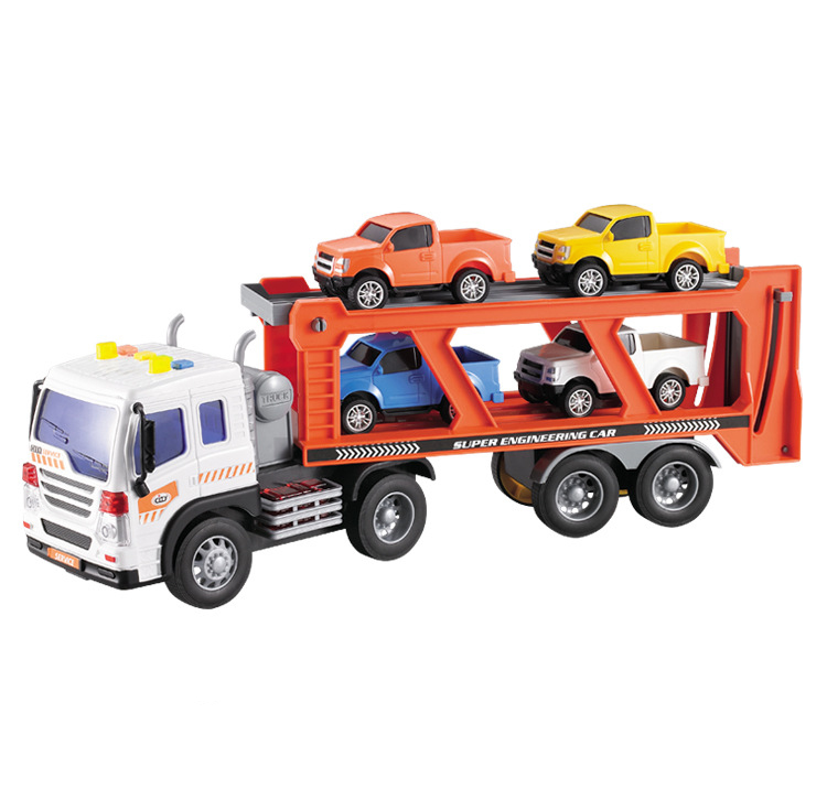 Mô Hình Xe Container Vận Chuyển Xe Ô Tô