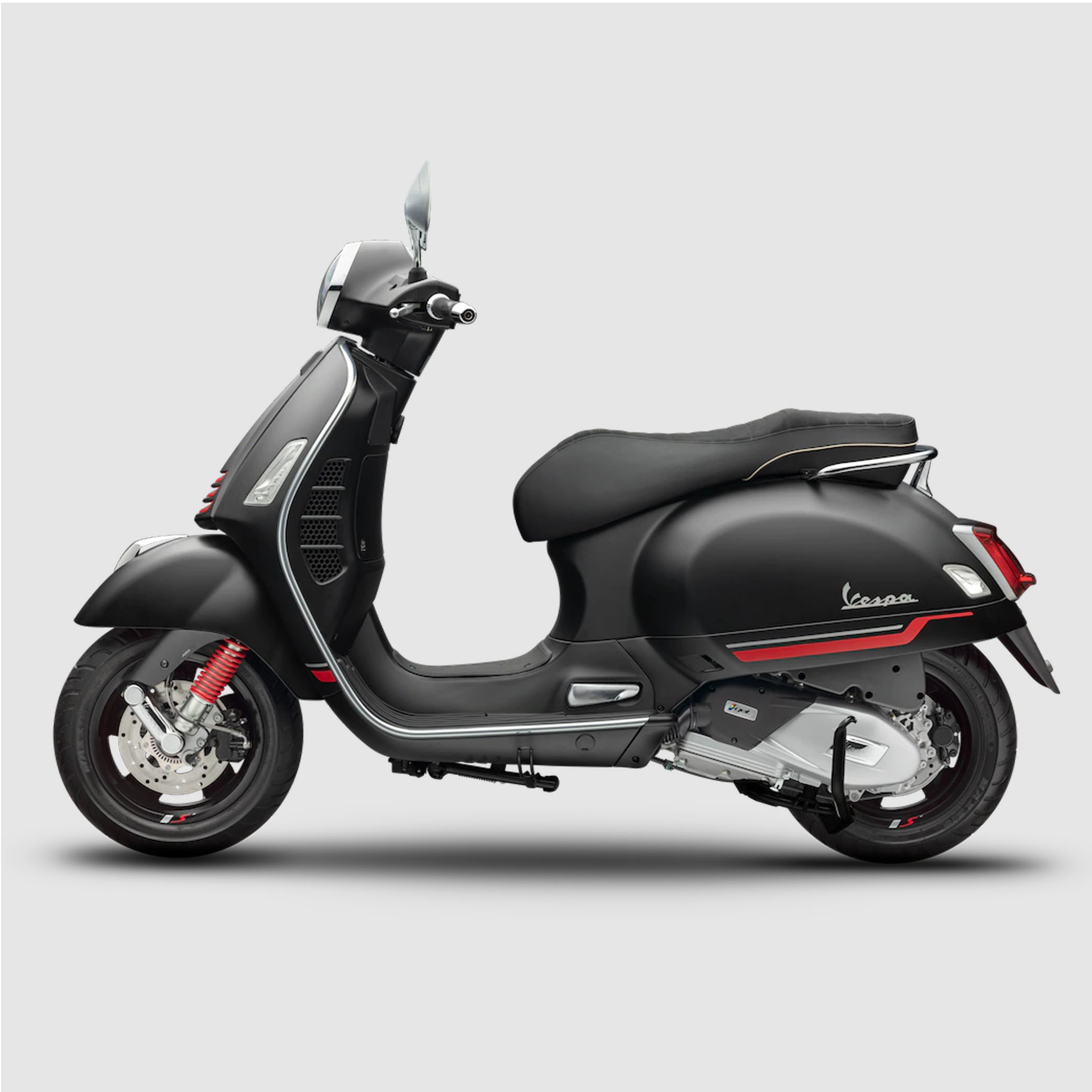 Xe Tay Ga Vespa GTS Super Sport 150 Màu Đen Sần Black Opaco