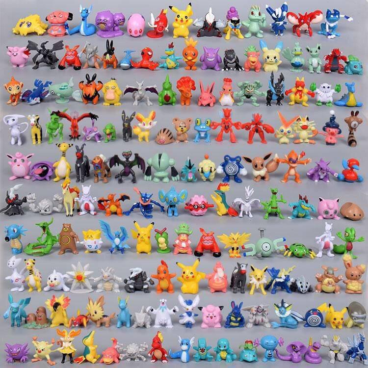 Set 144 Mô Hình Nhân Vật Pokemon Dễ Thương