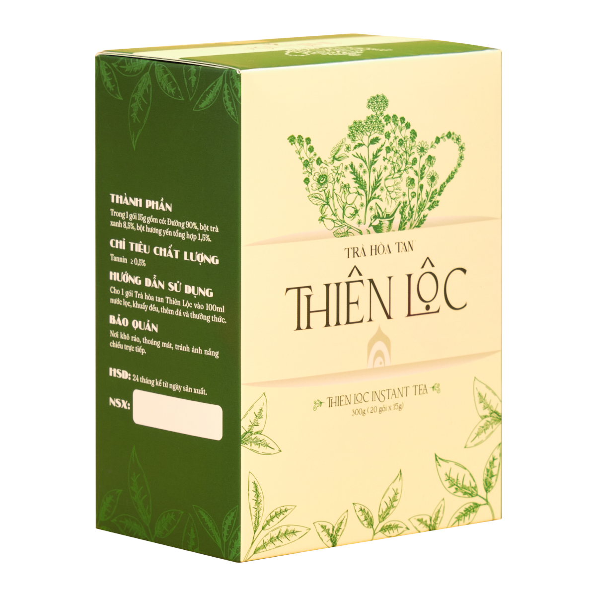 Đặc Sản Khánh Hòa - Trà Hòa Tan Thiên Lộc - Hộp 20 Gói - Trà Thanh Nhiệt - Trà Yến - Nhà Yến Nha Trang - Thương Hiệu Uy Tín - Đặc Sản Yến Sào Khánh Hòa - Yến Sào Chất Luợng
