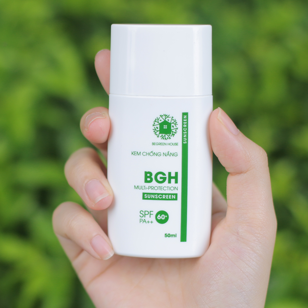 Combo bảo vệ da toàn diện - Dầu rửa mặt BeGreen House (100ml) &amp; Kem chống nắng BeGreen House (50ml) (Sạch nhờn, ngừa mụn)