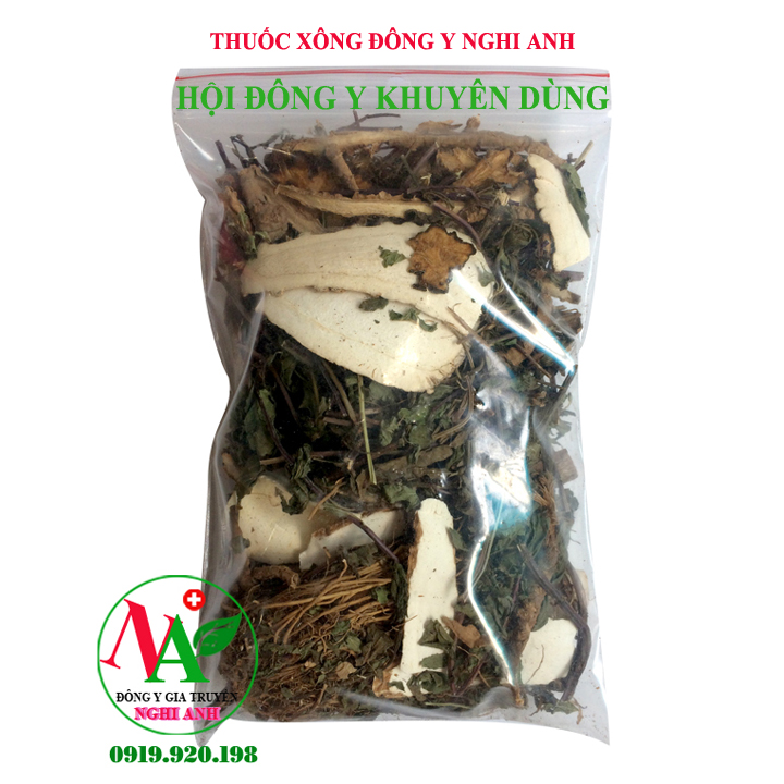 Thảo dược xông cảm cúm Đông y Nghi Anh gói 300gr tốt cho sức khỏe, hỗ trợ bảo về hệ hô hấp trước các tác nhân cảm cúm mùa