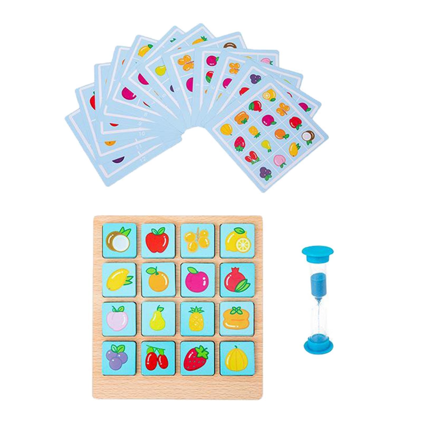 Wooden Memory Chess Game Kid Educational Intelligent Game Toy