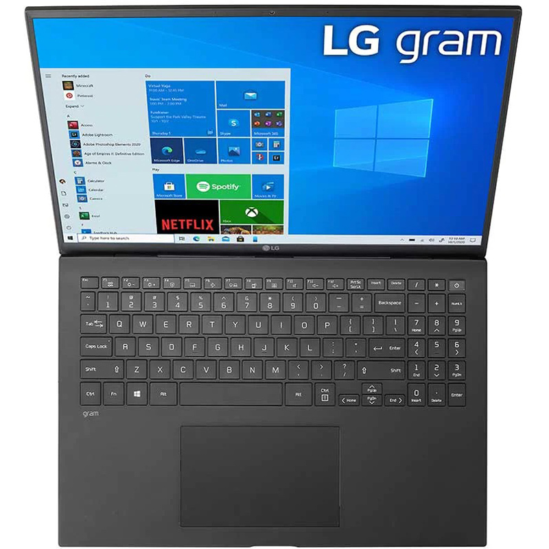 Laptop LG Gram 2021 16Z90P-G.AH75A5 (Core i7-1165G7/ 16GB LPDDR4X/ 512GB SSD NVMe/ 16 WQXGA IPS/ Win10) - Hàng Chính Hãng