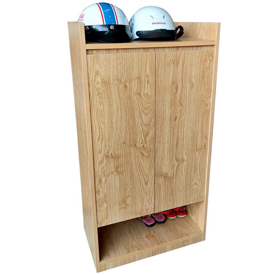 Tủ Giày 58cm - MDF Vàng Gỗ Sồi