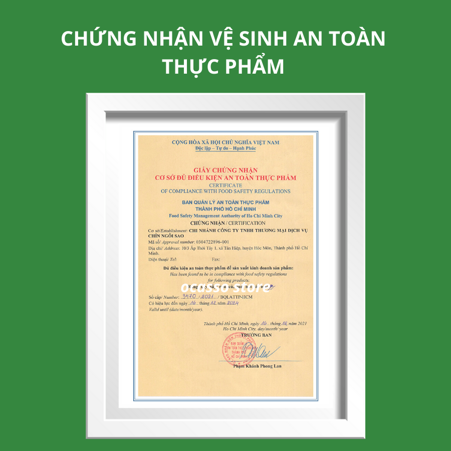 Hình ảnh Đậu Hòa Lan Sấy Giòn Vị Tỏi Ớt O'Casso Gói 300g