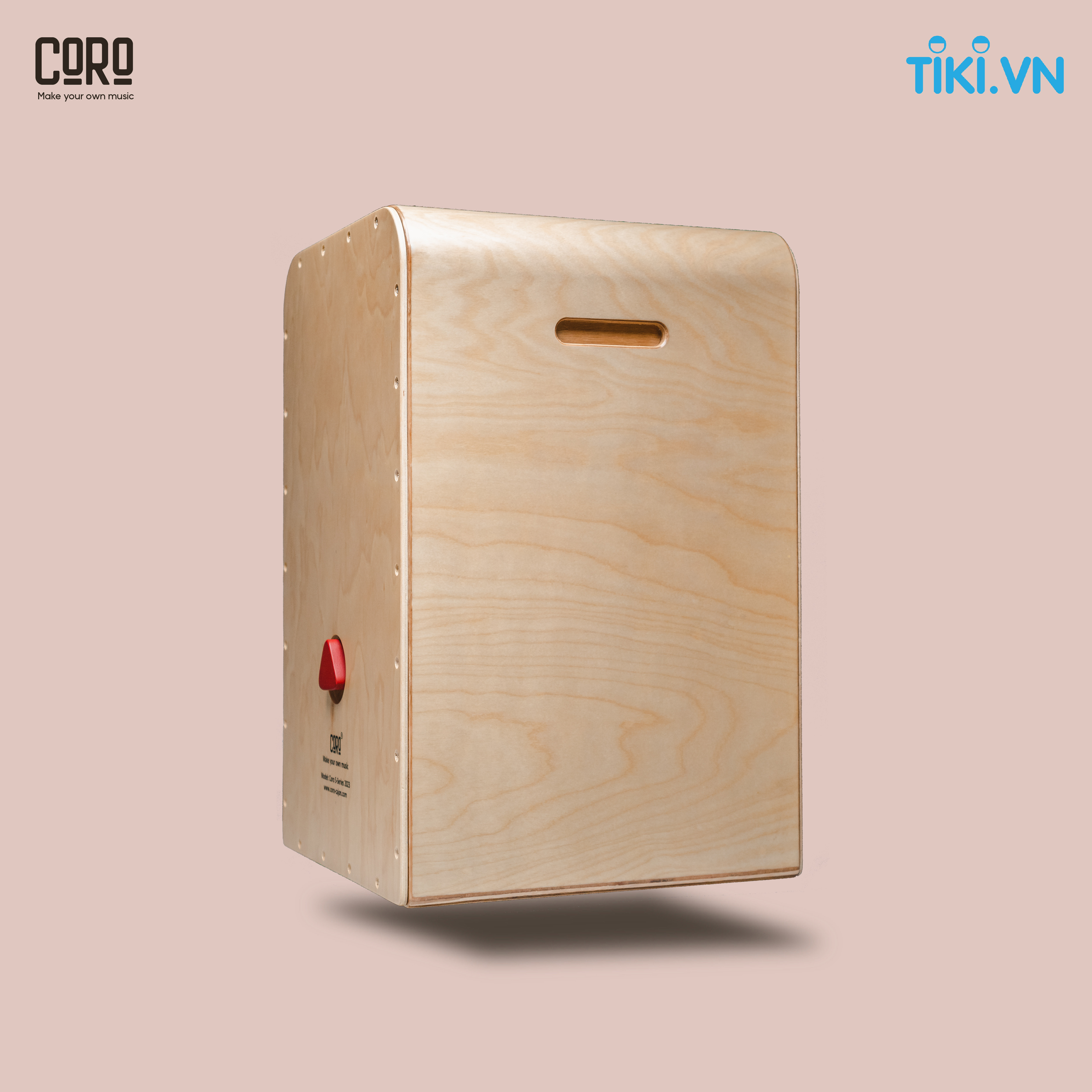 Trống Cajon CORO VIETNAM cao cấp [ S-Series ] - Tặng kèm bao trống cao cấp + Khóa học cajon online