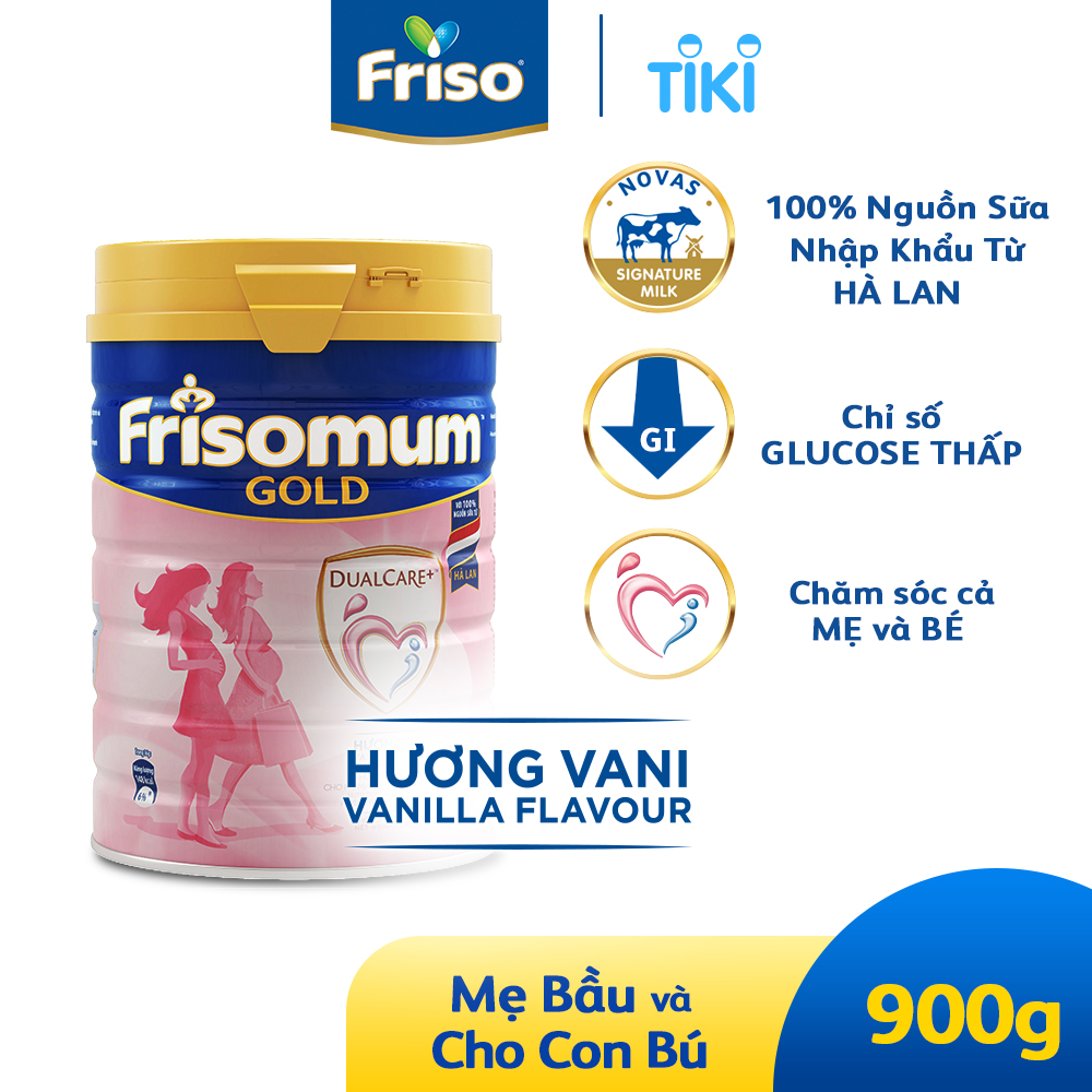 Sữa Bột Friso mum Gold Hương Vani (900g)