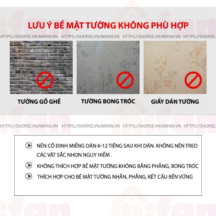 Bộ Miếng Dán Tường KẾT NỐI Móc Cài Đa Năng Treo Kệ, Treo Tranh, Treo Đồ Cao Cấp - Miếng Dán Chữ U - Dính Siêu Chắc