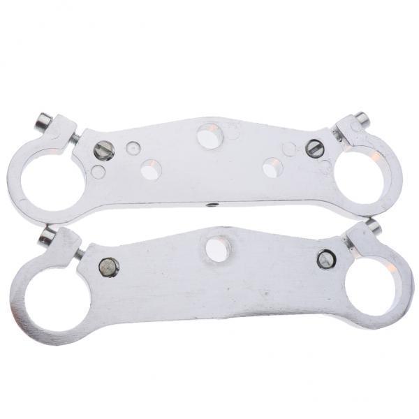 2X 2x 1'' Front Fork Top Triple Clamp Tree Upper