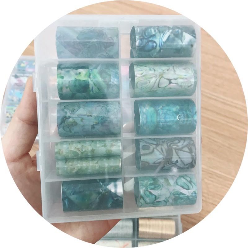 Foil dán móng làm nail, phoi báo dán móng