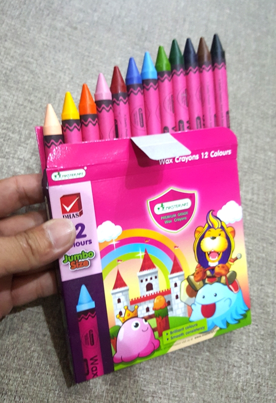 Bút Sáp MSTA 12 màu JUMBO