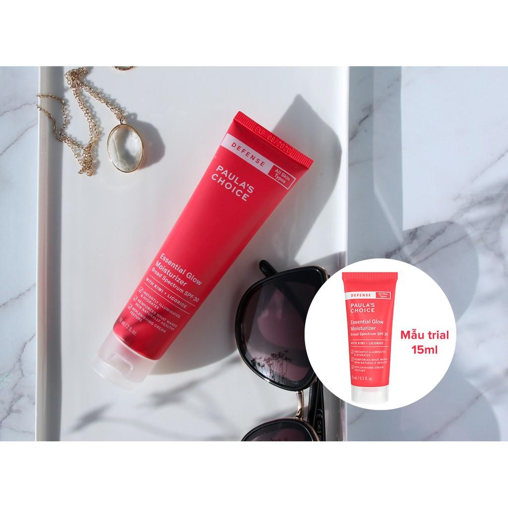 Kem dưỡng tái tạo da chống nắng phổ rộng SPF 30 Defense Essential Glow Moisturizer SPF 30
