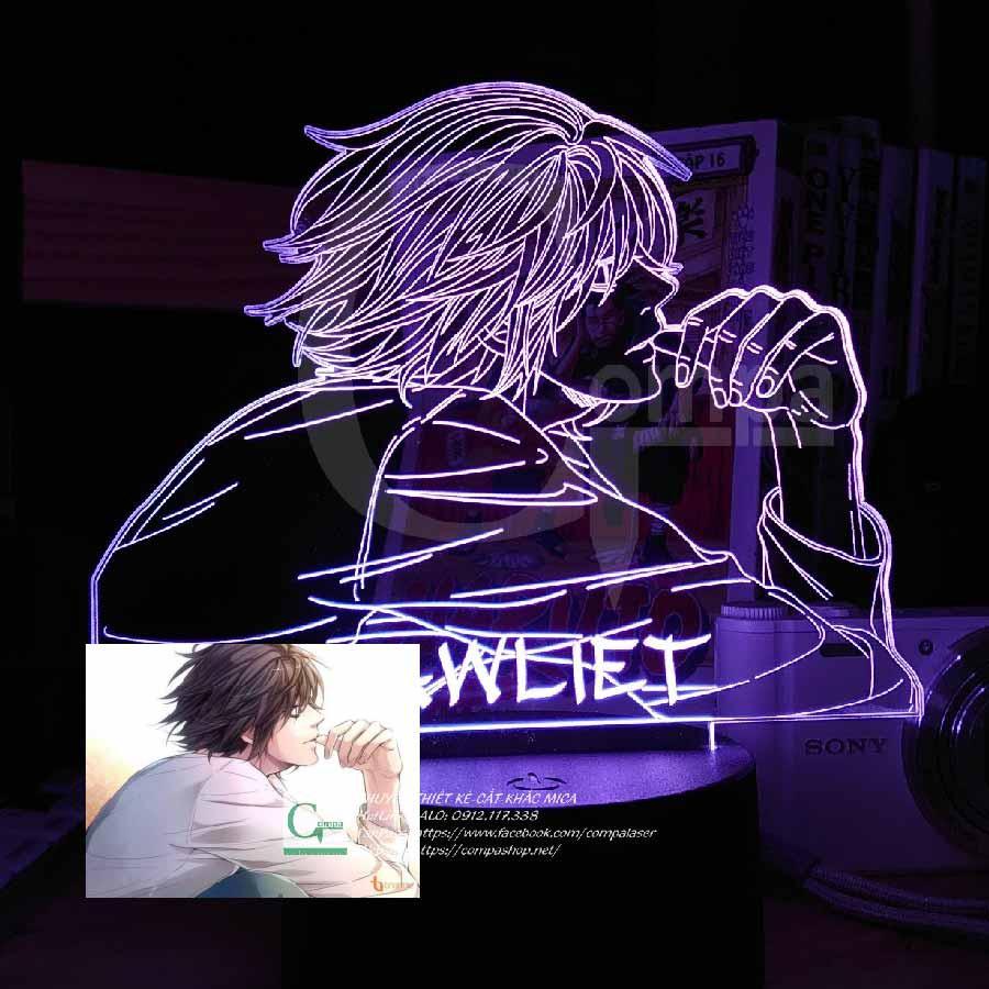 Đèn Ngủ Anime Death Note L Lawliet Type 01 ADTN0101 16 màu tùy chỉnh quà tặng