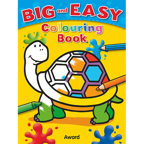 Big and Easy Colouring Books: Tortoise