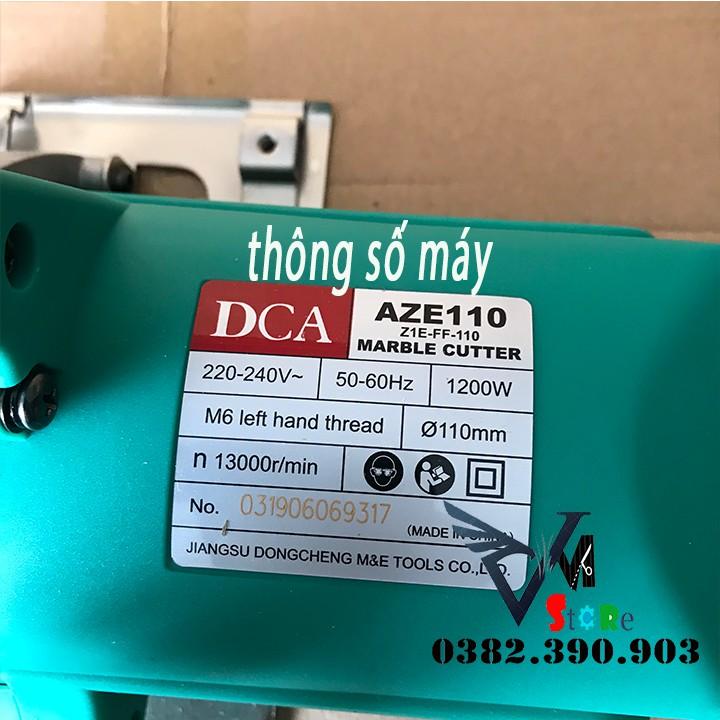 Máy cắt đá 1200W DCA AZE110 - kèm lưỡi cắt