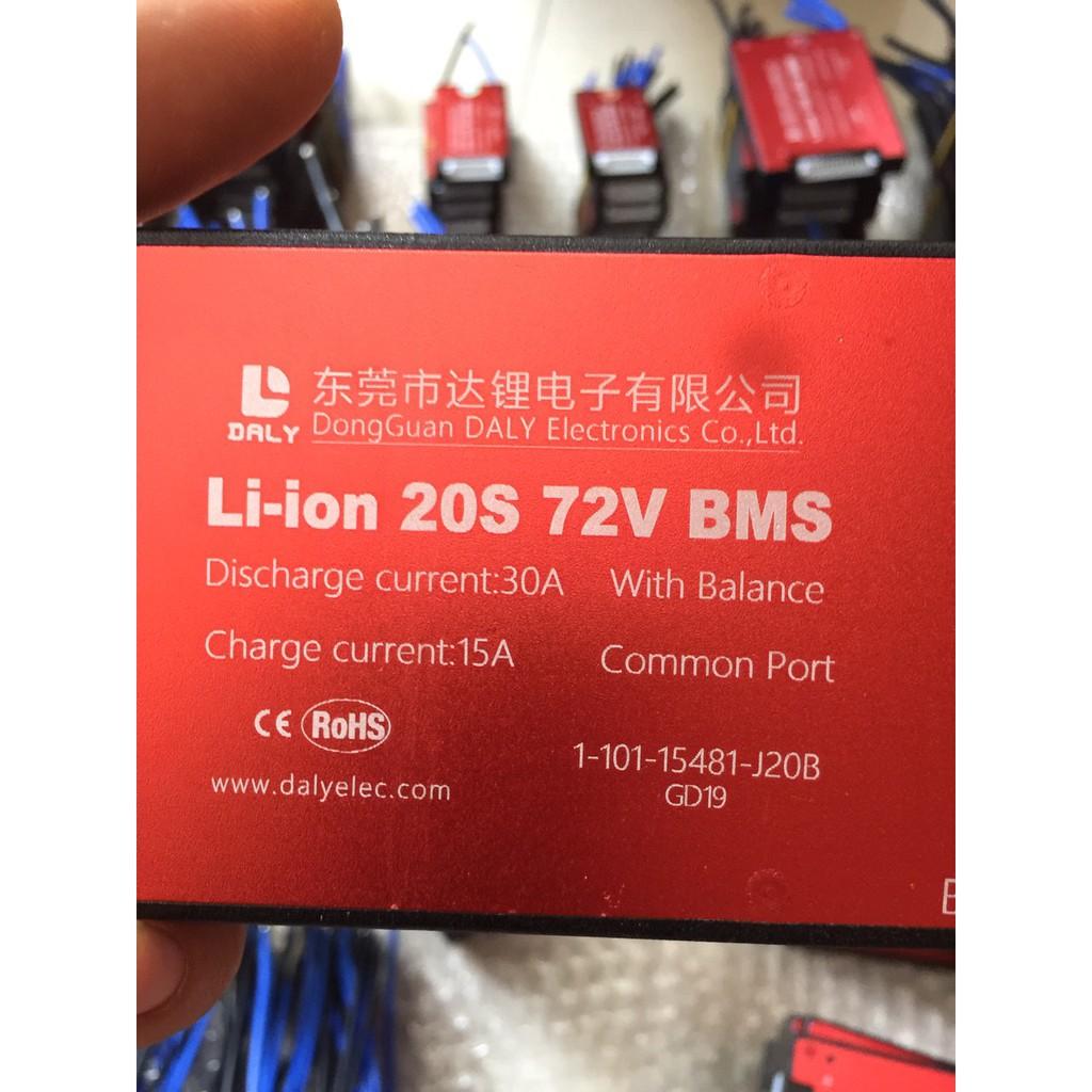 Mạch bảo vệ pin lithium Li On 20S 72V 30A