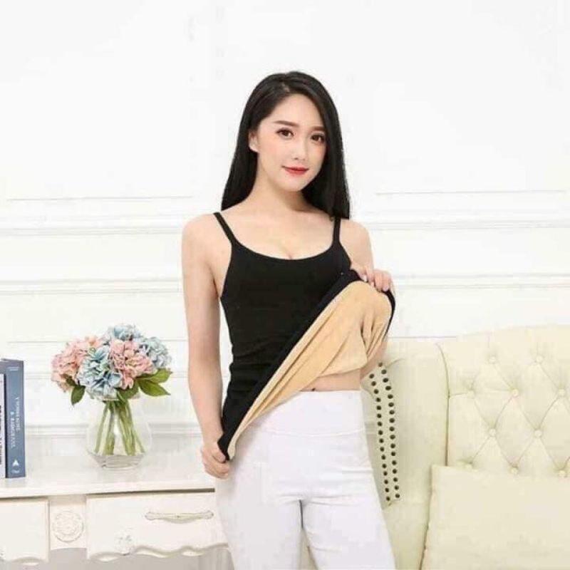 ÁO 2 DÂY GIỮ NHIỆT LÓT LÔNG CAO CẤP