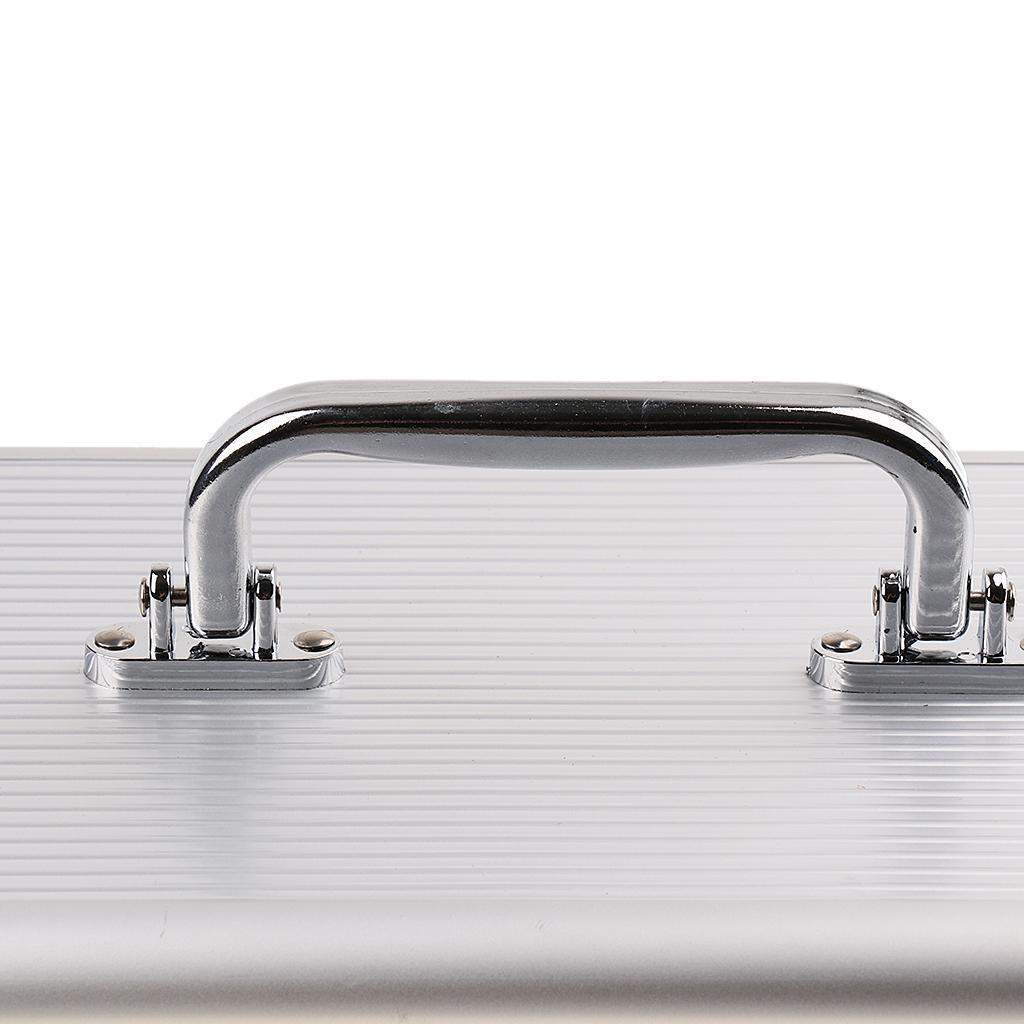 14-Bay 2.5"/3.5" SSD/HDD  Protective Storage Carrying Box Aluminum