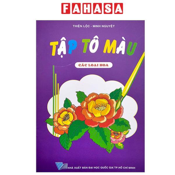 Sách - Tập Tô Màu - Các Loại Hoa