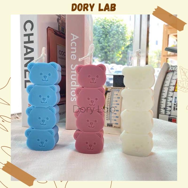 Nến Thơm Cây Hình Gấu Cute Nhiều Màu Sắc, Phụ Kiện Trang Trí - Dory Lab