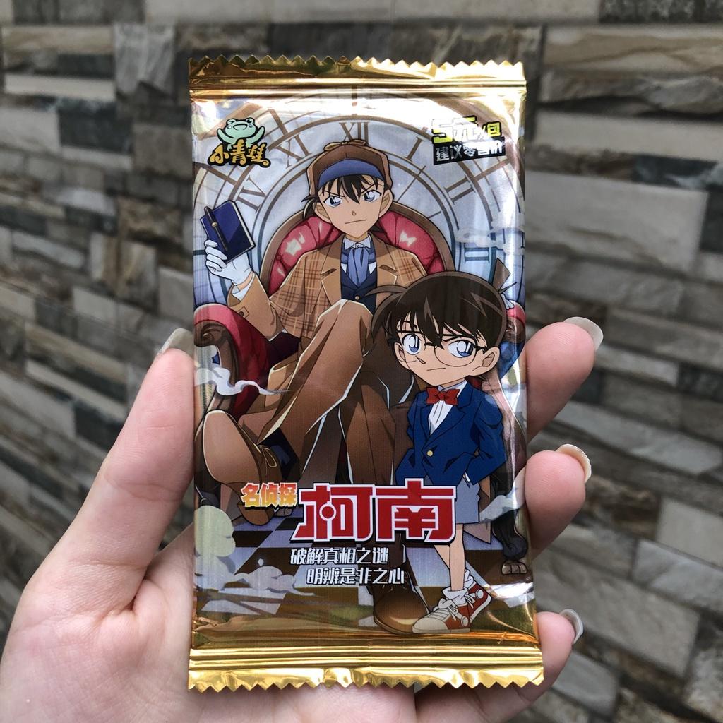 Set ảnh thẻ nhân phẩm Conan ngẫu nhiên game chibi xinh xắn mẫu mới siêu rẻ xinh xắn
