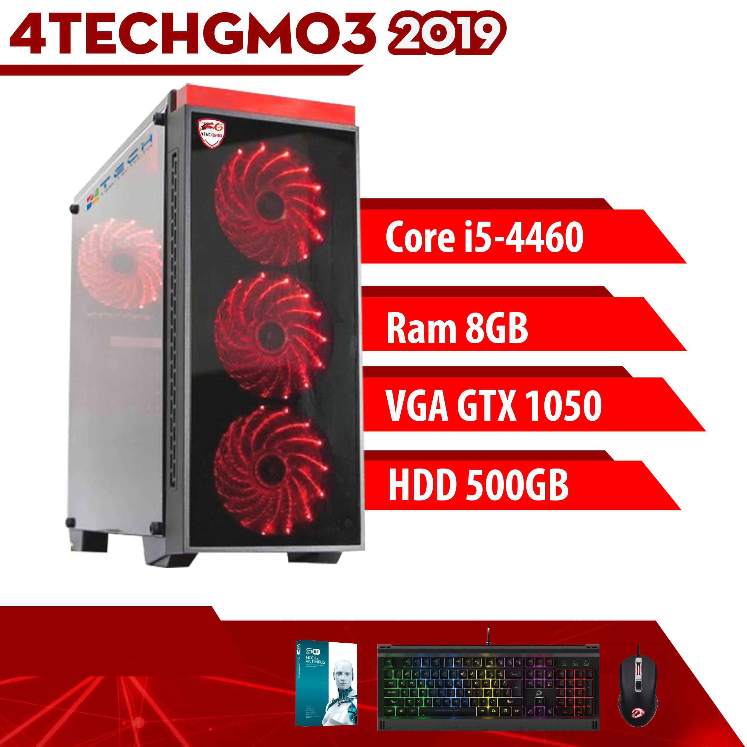 Máy tính đồng bộ PC Gaming 4TechGM03 2019 cấu hình khủng, case Desktop để bàn chiến Games Offline, Online(Đánh nhau, sinh tồn, vui nhộn) chuyên nghiệp Game Fifa, Đua xe/dua xe, Minecraft, audition cả ngày không bị đơ, cài đặt Miễn Phí. - Hàng Chính Hãng.