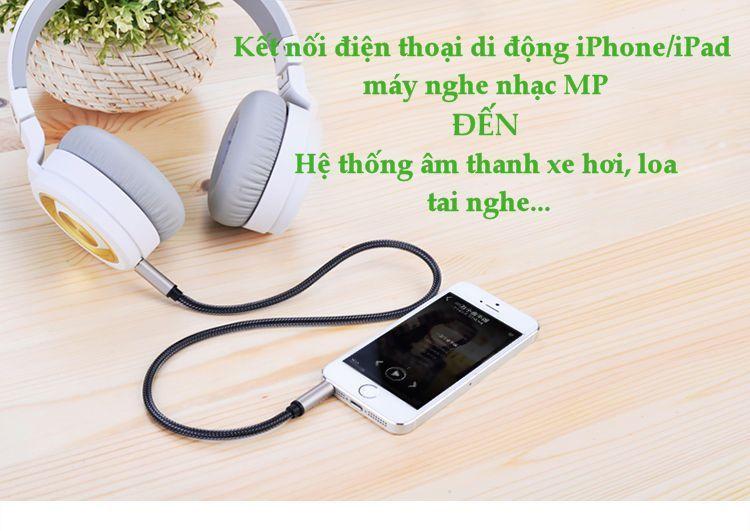 Ugreen UG10602AV125TK 1M màu xám đen cáp 3.5mm Pro audio đầu kim loại dây dù bọc chống nhiễu - HÀNG CHÍNH HÃNG