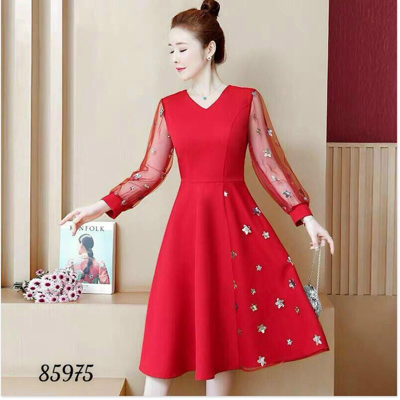 ĐẦM XÒE NỮ SIÊU XINH DÀNH CHO QUÝ CÔ NƯƠNG THỜI TRANG LANO STORE