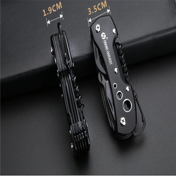 Móc Khóa Đa Năng Nhỏ Gọn, Tiện Ích Đầy Đủ Tính Năng 13in1 KH5011KD