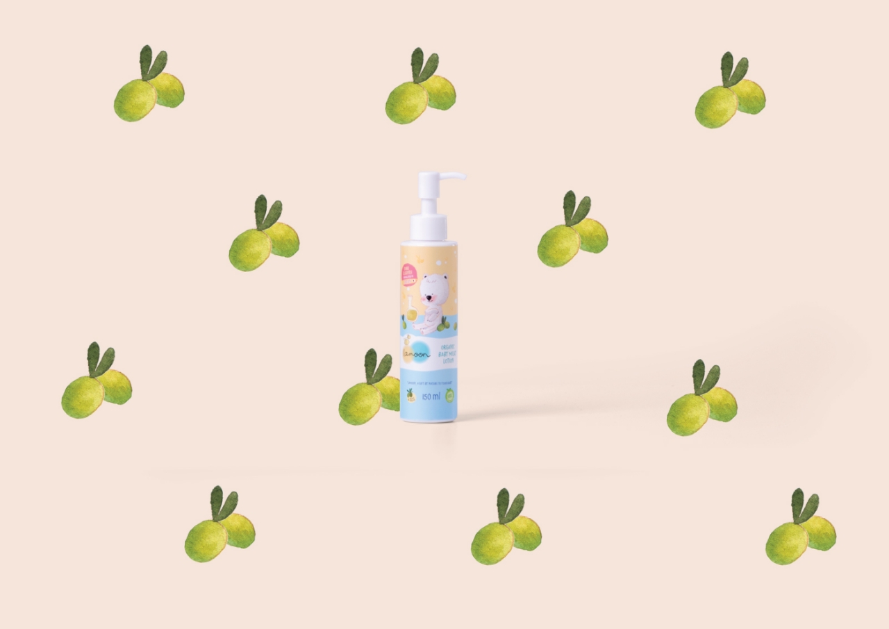 Nước rửa rau củ quả Organic cho bé Lamoon - Bình 450ml