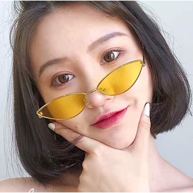 Kính thời trang nữ hàn quốc, kính đi biển, kính chụp ảnh retro mắt mèo phong cách ulzzang hàn quốc Maxshop Độc