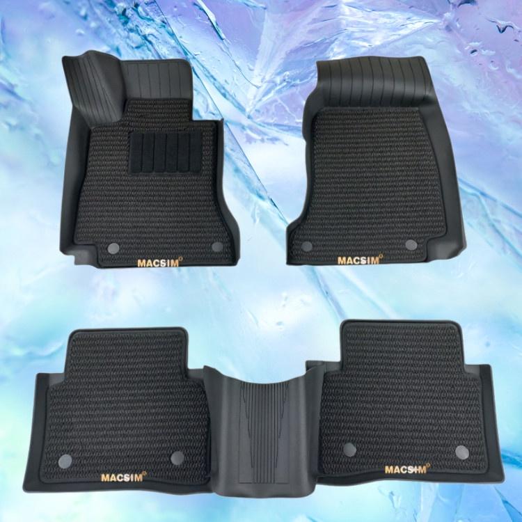 Thảm lót sàn ô tô 2 lớp cao cấp dành cho xe Mercedes Benz E 2016+ nhãn hiệu Macsim 3w
