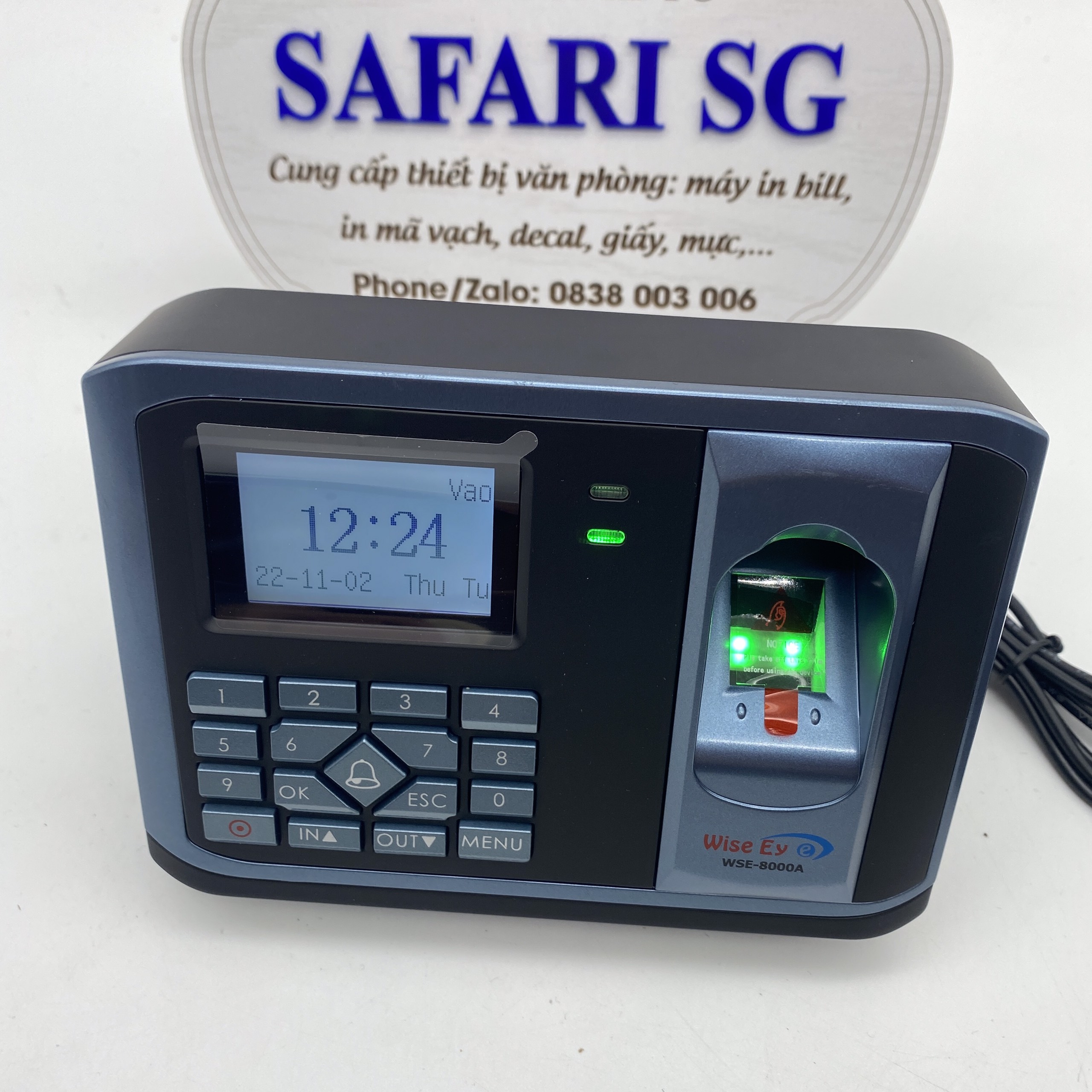 Máy Chấm Công Kiểm Soát Cửa Wise Eye WSE-8000A