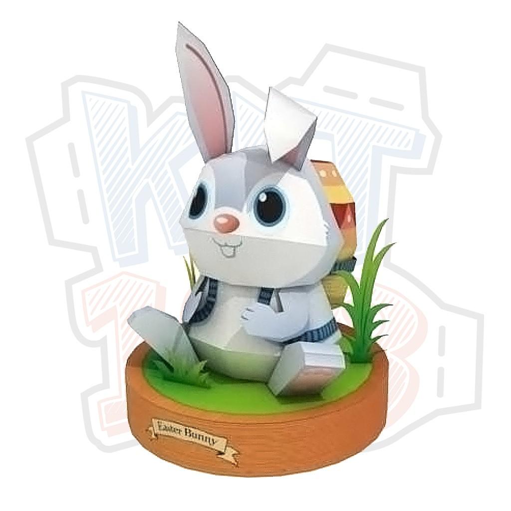 Mô hình giấy động vật Thỏ Easter Bunny