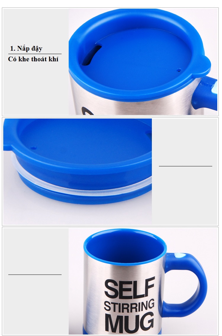 Cốc tự khuấy 400ml dùng trong văn phòng siêu tiện dụng