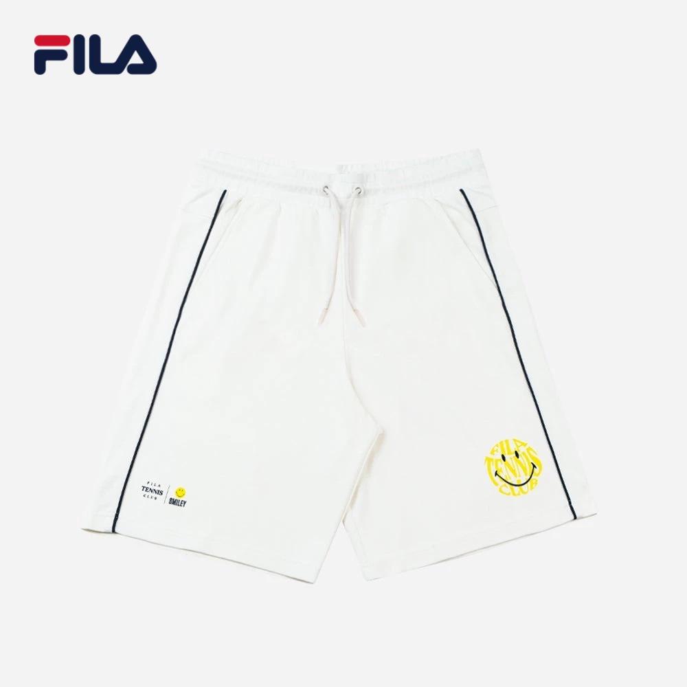 Quần ngắn thể thao unisex Fila Tennis Club X Smiley - FW2HPF4S13X-WHT