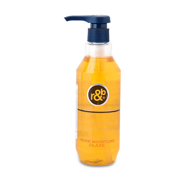 Nước dưỡng tóc bóng mềm giữ ẩm giữ nếp tóc dạng Gel vàng nhẹ R&B Herb Moisture Glaze, Hàn Quốc 450ml