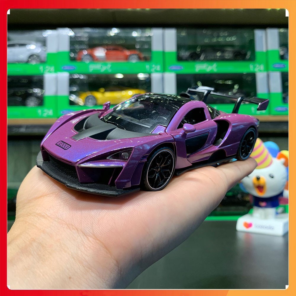 Mô hình xe Mclaren Senna tỉ lệ 1:32 màu tím