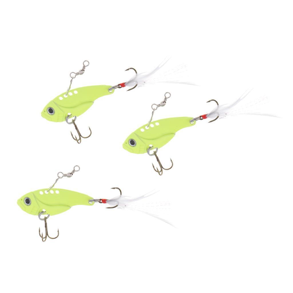 Metal Fishing Lures VIB Hard Artificial Bait Crankbait Tackle 12g