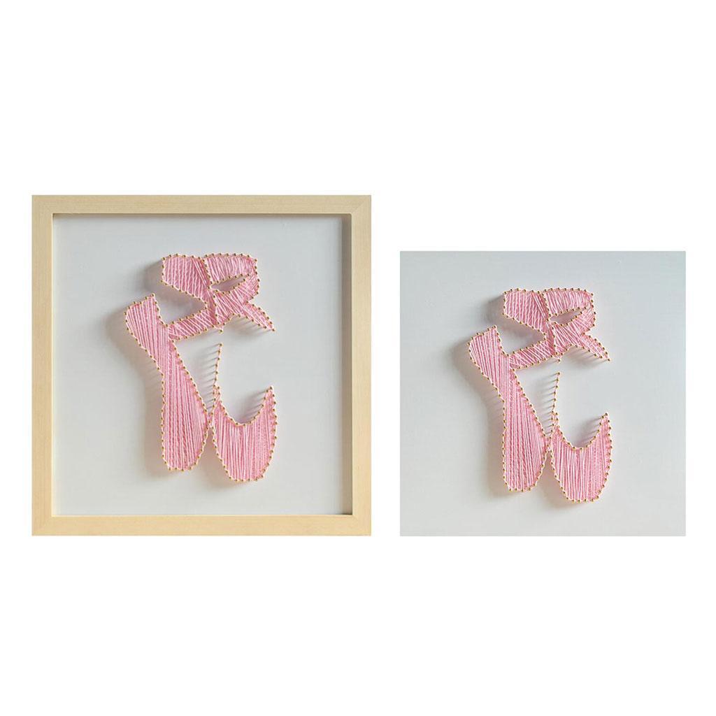 String Art Kit - Dance Shoes String Art, Adult Crafts Kit, Arts and Crafts Set, DIY Kit, Crafts Kit, Kits for Adults, All Crafting Supplies Included