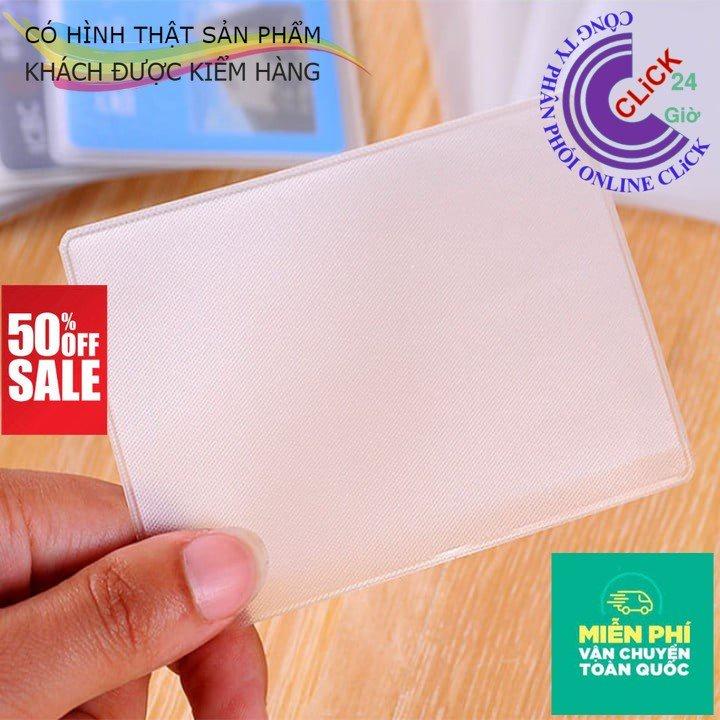 Combo10 Vỏ Bọc Căn Cước Công Dân – Thẻ ATM, Name Card Hàng Nhựa Dẻo