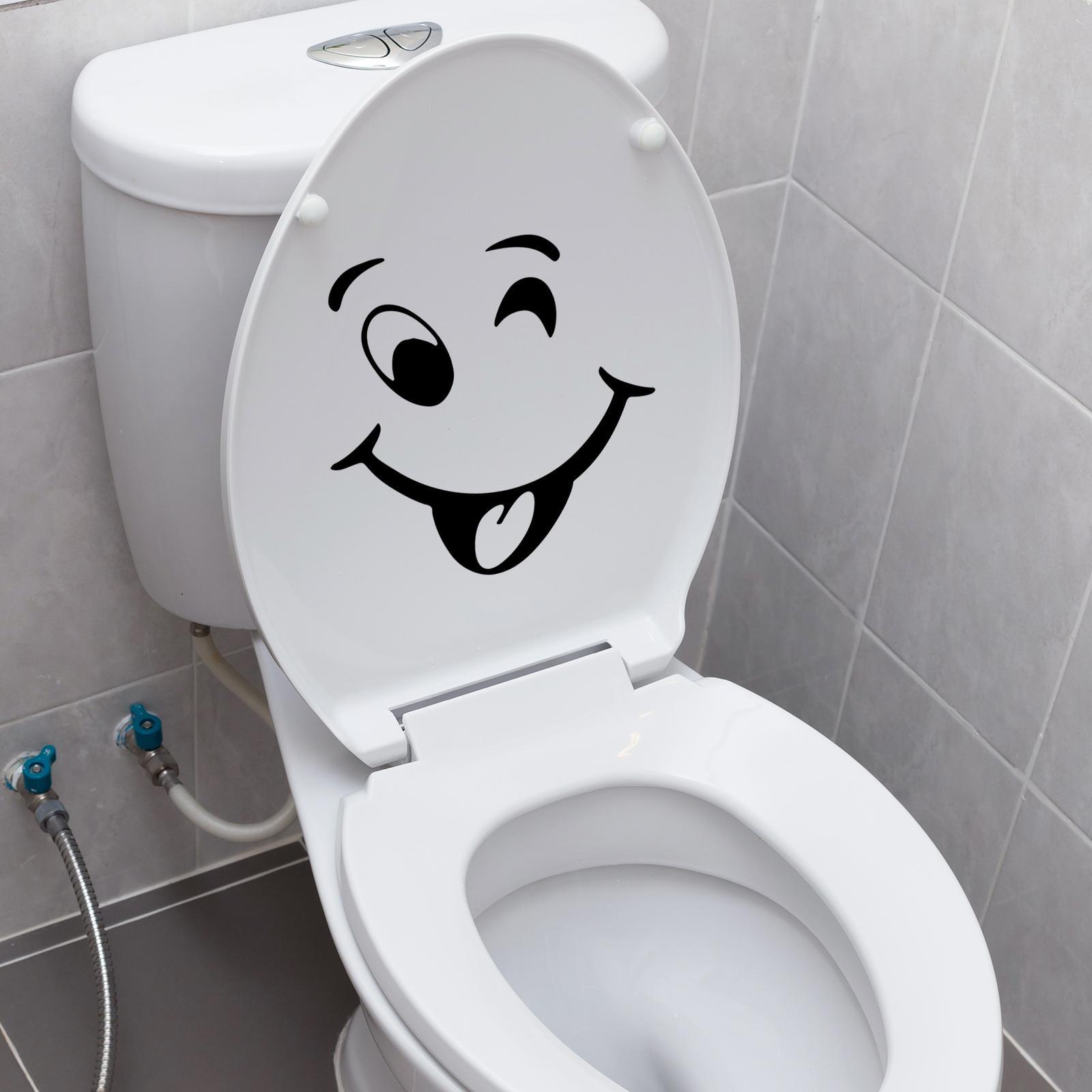 Bathroom Sticker Removable Waterproof Cute Wall Decal for Door Bath Bathroom