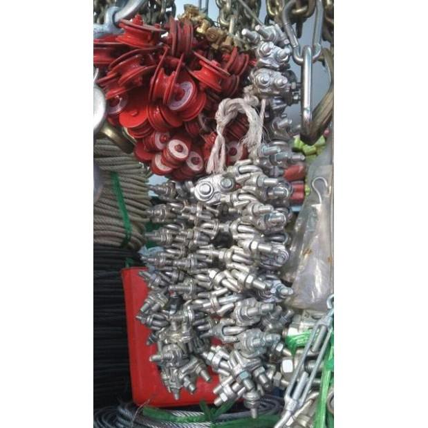Dây cáp bọc phi 6,dài 15m ,tăng đơ 2 ,ốc xiết cáp 2 con ️️