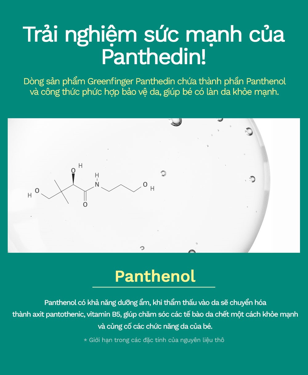 Sáp Dưỡng môi Dưỡng ẩm da Đa Năng cho bé  GREENFINGER PANTHEDIN 5% PANTHENOL MULTI BALM 14g