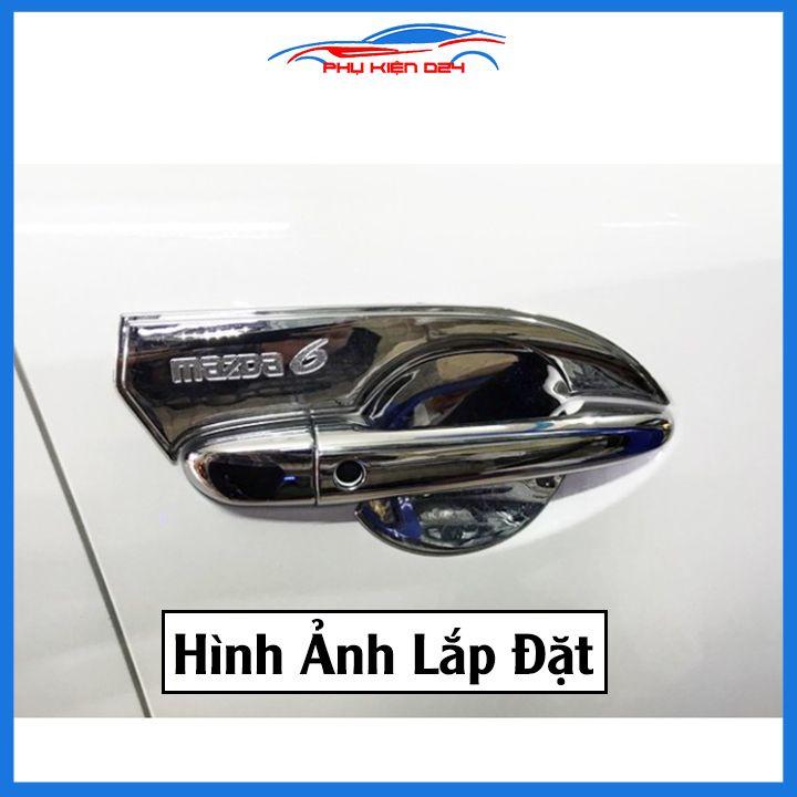 Ốp tay hõm Mazda 6 2015-2016-2017-2018-2019 mạ crom chống trầy bảo vệ cửa xe ô tô