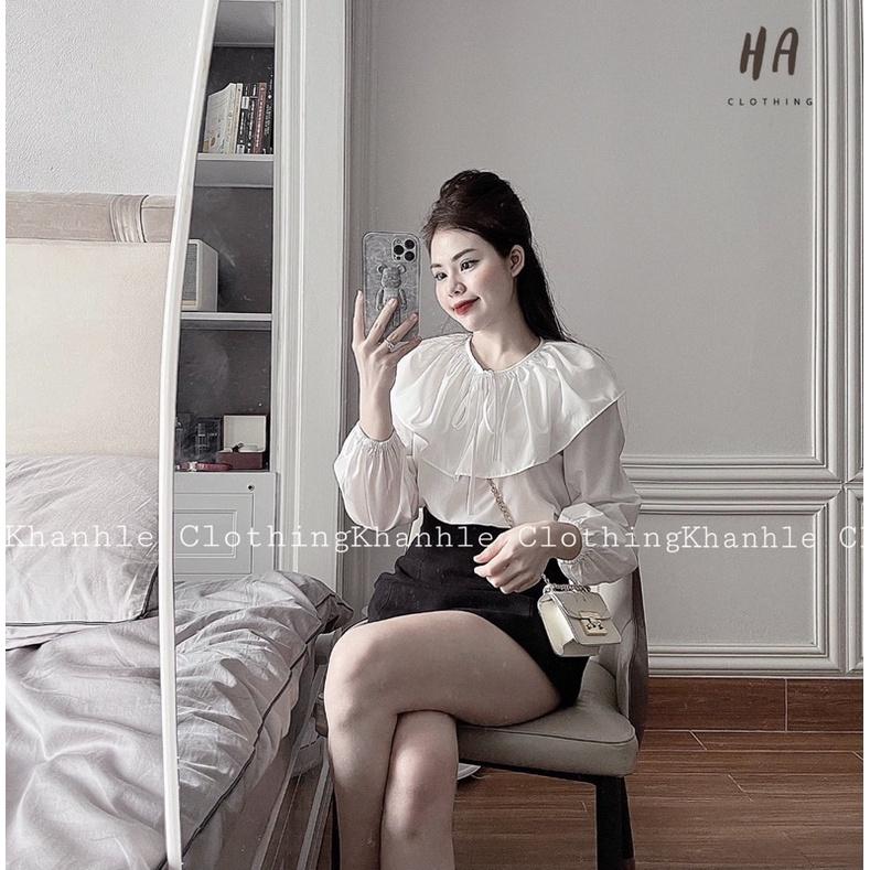 Áo Thô Cổ Bèo Siêu Xinh Áo Nữ Kiểu Có Ảnh Thật Kèm Video