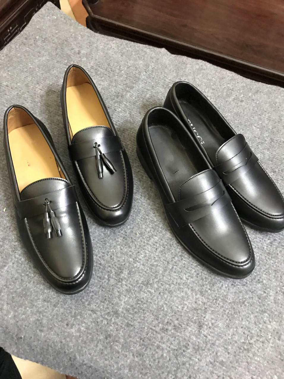 Giày Da nam cực chất xả kho giá gốc - giày lười nam